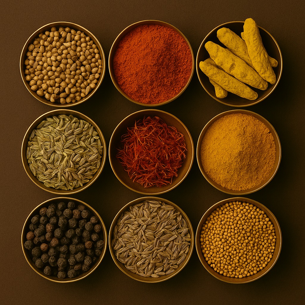 Best, organic spices available at Rosabell foods